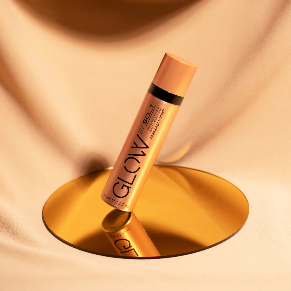 Glow By So...? Intense Shimmer Spray Champagne Blush 100ml - Image 4
