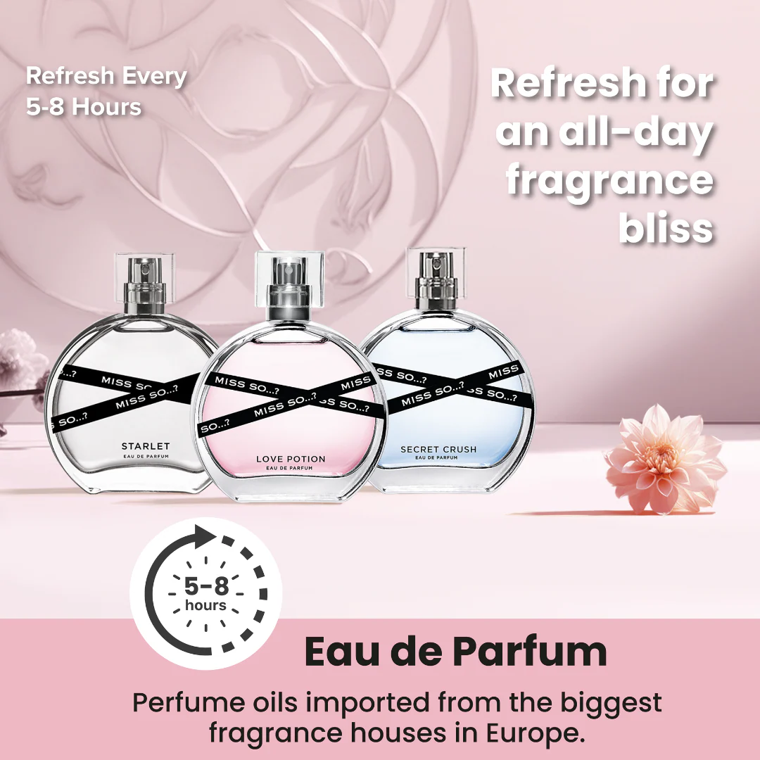 Miss SO…? Travel Size Mini Premium EDP Giftset (3 x 30ml) - Image 8