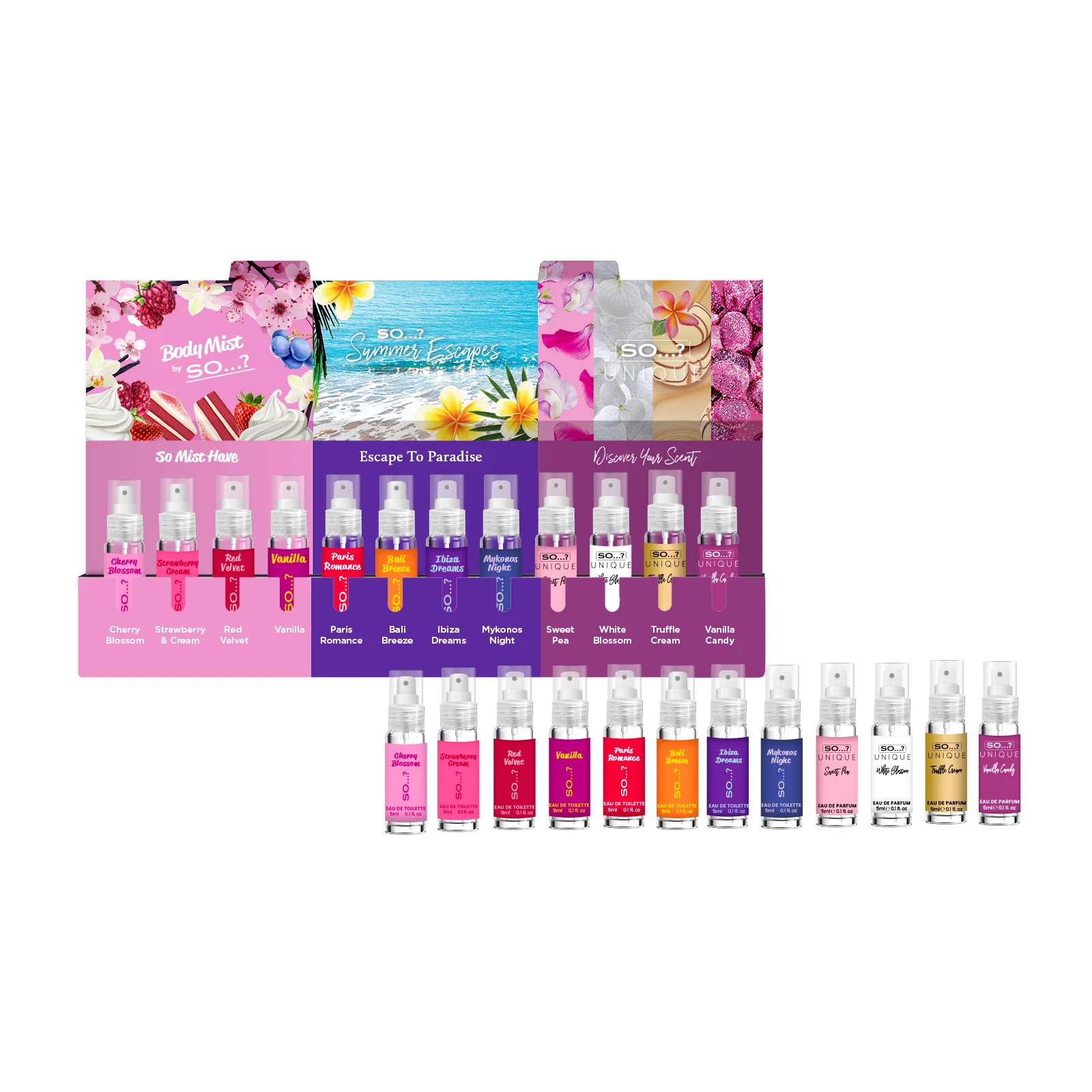 ⁠SO…? Bestseller Mists Mini Discovery Perfume Set 12 x 5ml - Image 4