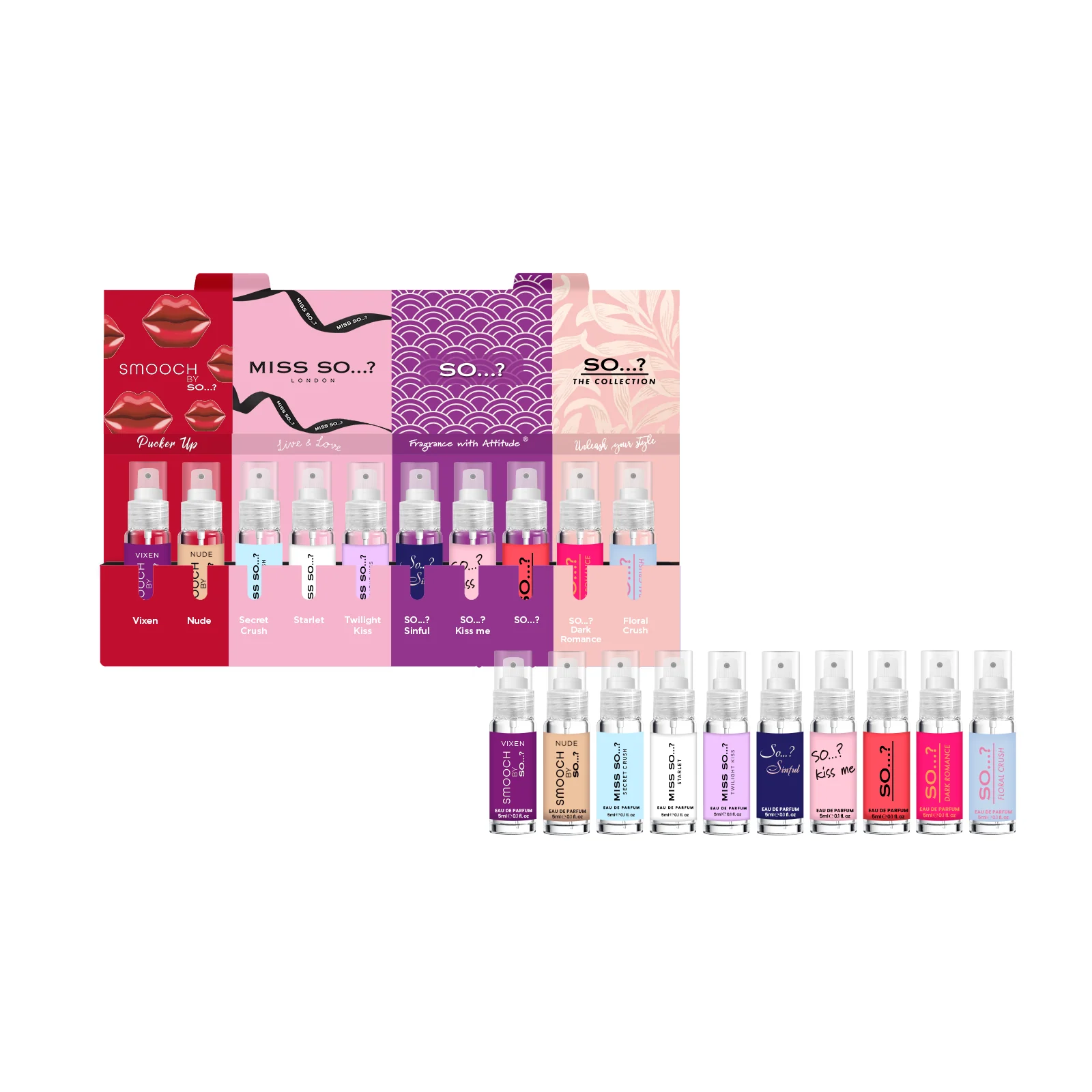 ⁠SO…? Iconic Bestsellers Mini Discovery Perfume Set 10 x 5ml - Image 3