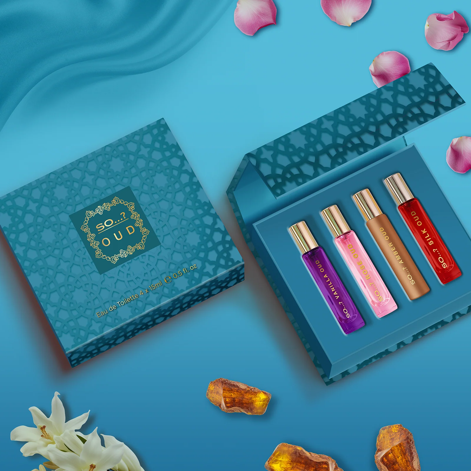 SO…? Oud Travel Size Mini Premium EDT Giftset (4 x 15ml) - Image 3