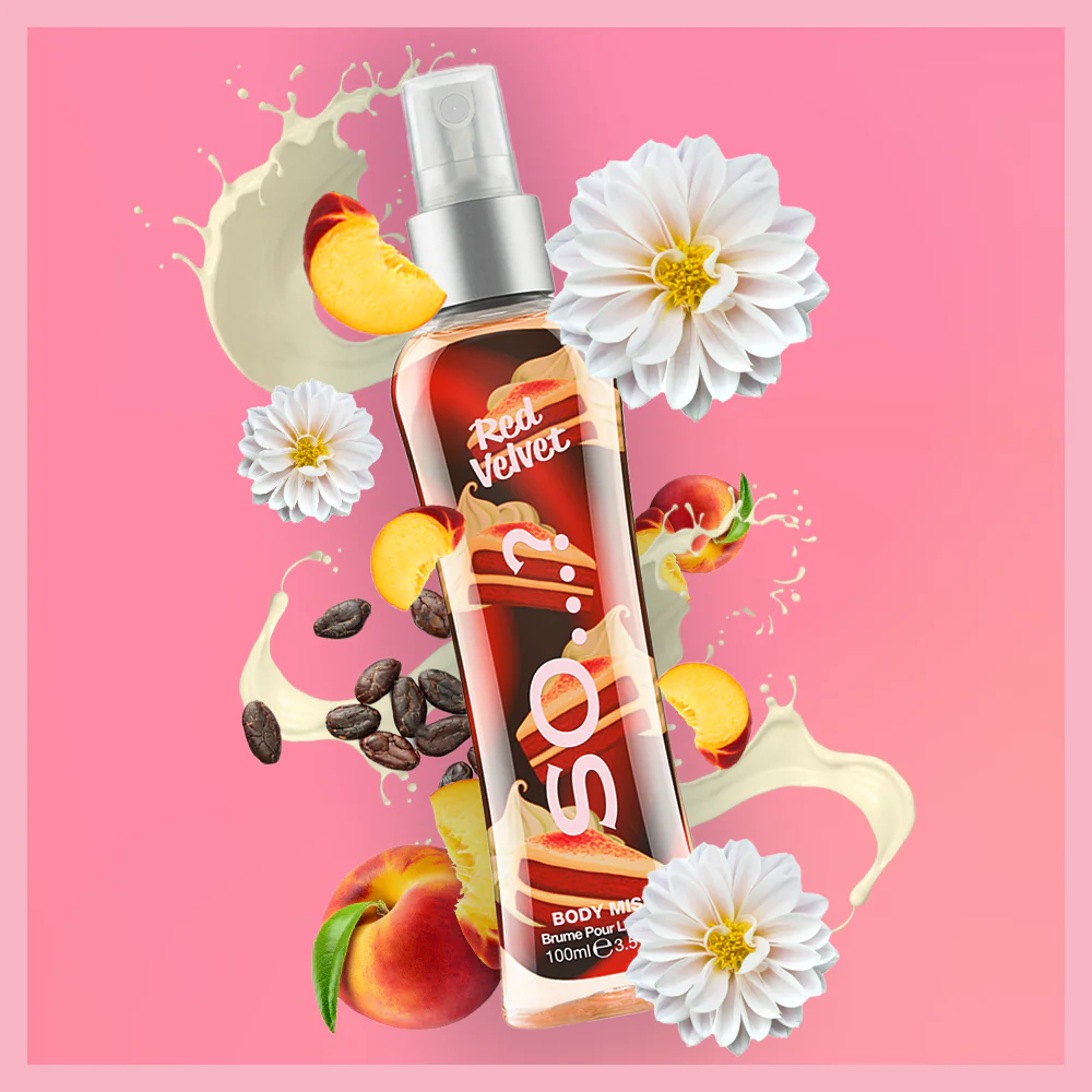 SO…? Red Velvet Body Mist 100ml - Image 3