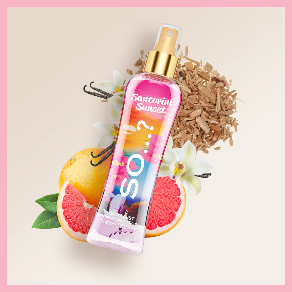 SO...? Santorini Sunset Body Mist 200ml - Image 3