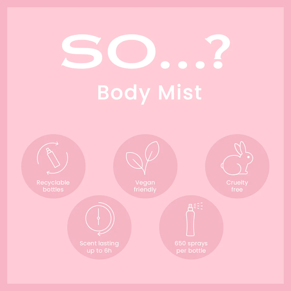 SO…? Sweet Pea Body Mist 100ml - Image 5