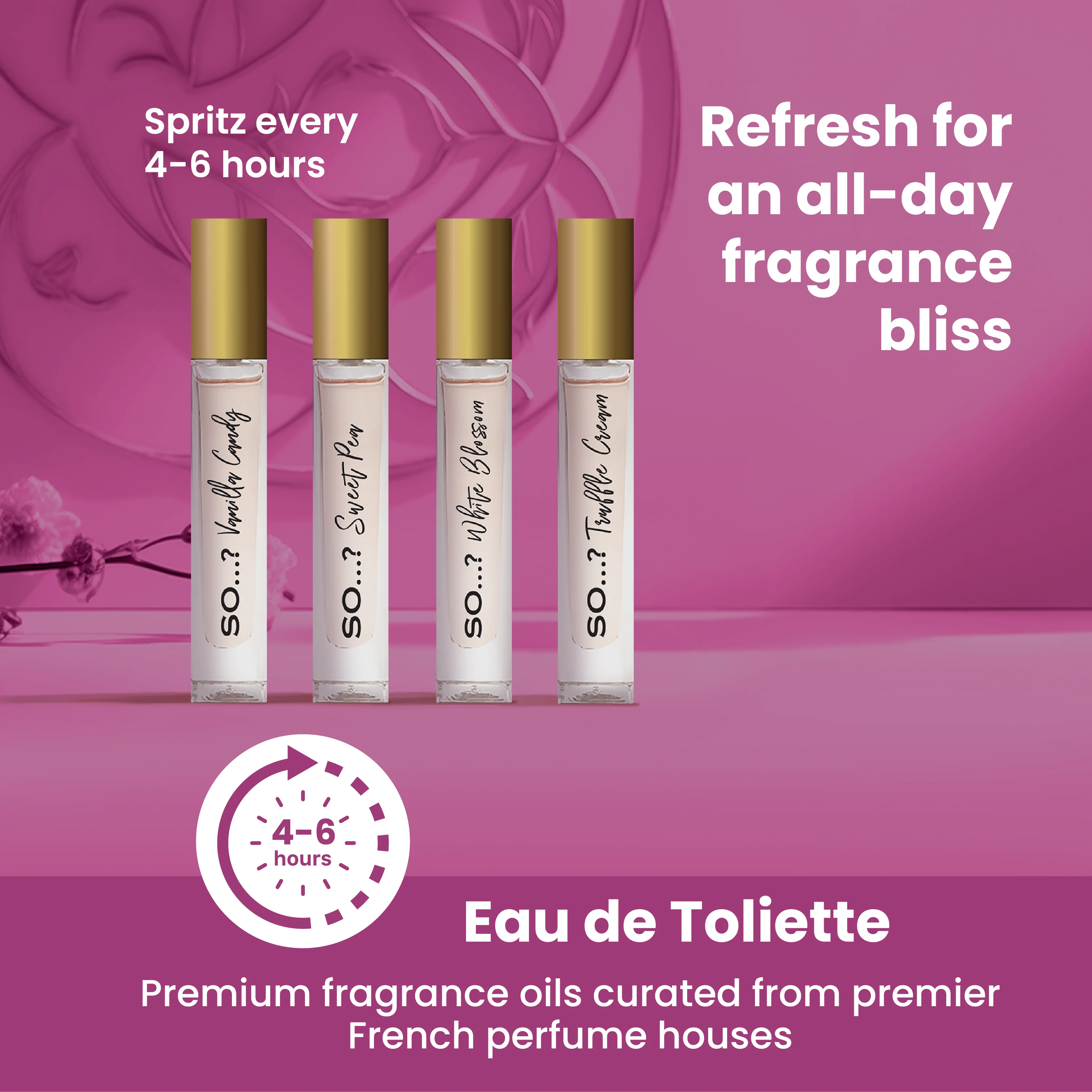 SO…? Unique Travel Size Mini Premium EDT Giftset (4 x 14ml) - Image 10