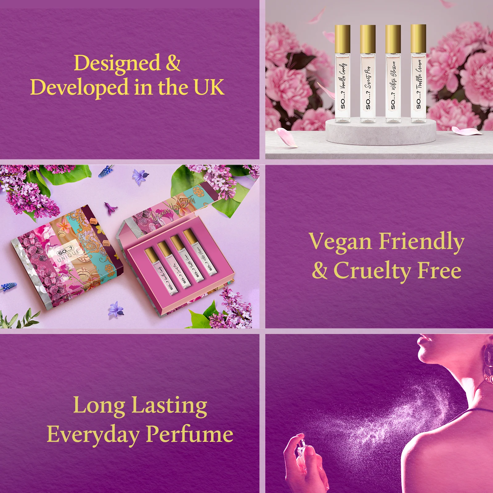 SO…? Unique Travel Size Mini Premium EDT Giftset (4 x 14ml) - Image 8